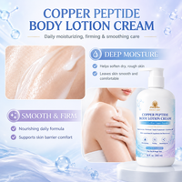 Hydratant Corporel Personnalisé au Logo GHK Cu Cuivre Peptide Glycérine Vitamine E Émollient Massage Beauté Vente en Gros Fournisseur