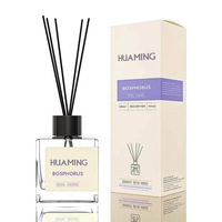 Diffuseur de parfum d'ambiance en bouteille carrée de 120 ml, marque privée OEM ODM, pour hôtel, vente en gros