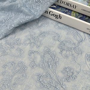 Tela de encaje floral doble de lujo con contorno intrincado y patrón floral <span class=keywords><strong>en</strong></span> relieve, tela de malla <span class=keywords><strong>para</strong></span> vestido de noche o fiesta. - Product Image 5