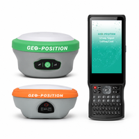 Système GNSS RTK laser GEO-POSITION G9L MR4010 1408CH avec fonction de repérage par réalité augmentée, inclinaison IMU, étanchéité IP68 et contrôleur L5512 pour les levés d'ingénierie