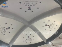 Plateforme de loisirs aquatiques gonflable flottante DFW de bonne qualité, étanche, avec tente
