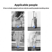 Exosquelette de Jambe Robotique d'Alpinisme, Aide à la Marche Motorisée pour Personnes Âgées et d'Âge Mûr, Appareil d'Assistance au Genou avec Cordes de Traction pour la Marche