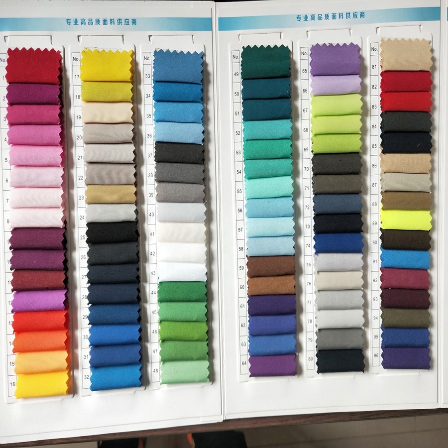 Polyester Microfiber Vlakte Perzik Huid Stof Voor Voorraad