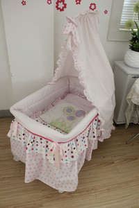 Plegable de metal juguete bebé cama cuna de algodón camisas pequeña cantidad <span class=keywords><strong>precio</strong></span> bajo - Product Image 3