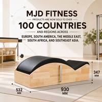 Correcteur de colonne vertébrale en chêne massif durable MJD M501A, appareil ergonomique de rééducation et d'étirement du dos pour Pilates