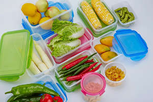 Ensemble de 12 pièces en plastique pour le stockage et la conservation des aliments de cuisine Boîte de conservation fraîche Boîte à légumes hermétique pour la préparation des repas au micro-ondes - Product Image 6