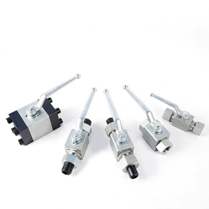 Vannes à boisseau sphérique hydrauliques OEM de haute qualité (acier inoxydable DN4, structure droite 2 voies) pour ruban goutte-à-goutte - Product Image 1