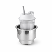 Accessoires pour bateaux marins, porte-gobelets pour canapé de bateau à pontons en acier inoxydable