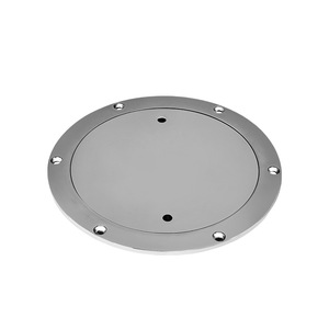 Tapa de escotilla de cubierta de acero inoxidable 316, puerto de inspección marino de gran tamaño para reparación y reemplazo de embarcaciones - Product Image 1