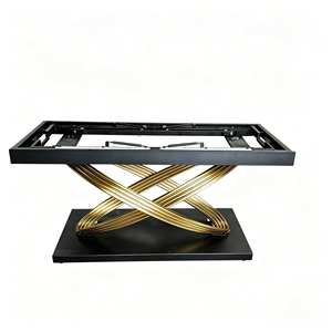 Gambe per Tavolo Estensibili in Pietra 1600-2400mm, Gambe per Tavolo da Pranzo in Marmo, Gambe per Tavolo Quadrato Estensibili Personalizzate in Acciaio Inossidabile - Product Image 3