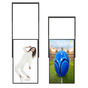 43 "55" treo cửa sổ hiển thị dọc kỹ thuật số biển Totem <span class=keywords><strong>LCD</strong></span> màn hình TV độ sáng cao hai mặt màn hình quảng cáo - Product Image 1