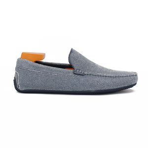 Guangzhou Shoe Factory, mocasín de estilo alto hecho a medida para hombre, mocasín para conducir, <span class=keywords><strong>zapatos</strong></span> antideslizantes de cuero, plantilla de goma descalza, Primavera - Product Image 2