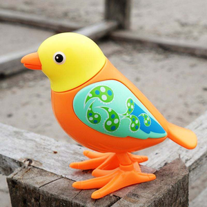 Lindos juguetes de cuerda Sparrow Cute Little Plastic Sparrow Spring Bird Classic Wind-Up Toy para niños Animal Toy - Product Image 3