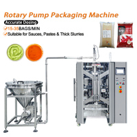 Machine d'emballage automatique à pompe rotative 15-35 sachets/min pour sauces, pâtes et liquides visqueux avec système anti-goutte