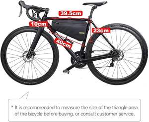 Free sample Hot Selling Large Capacity <b>Bicycle</b> <b>Saddle</b> Bag Outdoor Riding Triangle Toolkit - Product Image 2