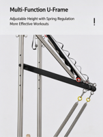 Machine combinée Pilates Reformer et Trapeze Table en bois d'érable de haute qualité, avec tour complète, de qualité professionnelle, durable et sûre, Body Essence