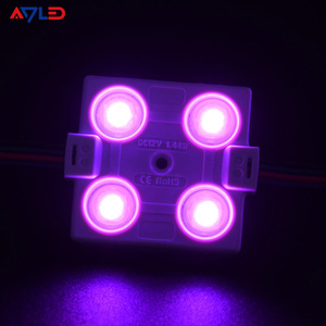 Module LED RGB ADLED 1,44W DC12V 4 LED IP67 Éclairage extérieur étanche pour signalétique Lentille 160 degrés - Product Image 2