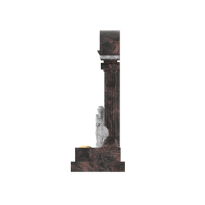 Pierres tombales et monuments en granit de style européen moderne représentant la Vierge Marie grecque pour cimetière et jardin avec garantie d'un an - Product Image 5