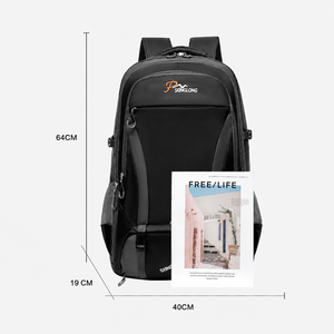 Mochila de Viaje de Nailon Personalizada, Mochila Impermeable para Exteriores, Mochilas Ecológicas Unisex con Cierre y Hebilla, Mochila de Estilo Nuevo - Product Image 4