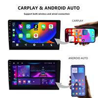 Autoradios 9 pouces 10 pouces Écran tactile Carplay GPS FM AM BT 2 Din WiFi Lecteur multimédia Android pour voiture