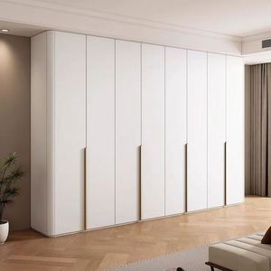 Armario Muebles de dormitorio Madera maciza Último diseño Armario de tela de alta calidad - Product Image 1