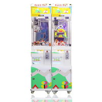 Machine à griffes américaine à pièces Mega Mini Crane Garantie 1 an Machine à poupées Machine à griffes commerciale d'arcade avec accepteur de billets