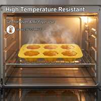 Moule en silicone réutilisable sans BPA, facile à nettoyer, multi-cavités, en forme de citrouille 3D, pour Thanksgiving, muffins, savon, pâtisserie