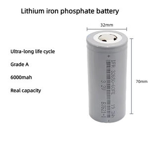Лидер продаж: цилиндрический литий-ионный аккумулятор Tongke 32700 60PE 3.2V 6000mAh LiFePO4 с ресурсом 2000 циклов и низким внутренним сопротивлением - Product Image 4