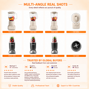 <span class=keywords><strong>Blender</strong></span> à jus portable WLS-1106 avec deux réservoirs de 500 ml, rechargeable par USB, pour smoothies et jus frais à emporter - Product Image 6