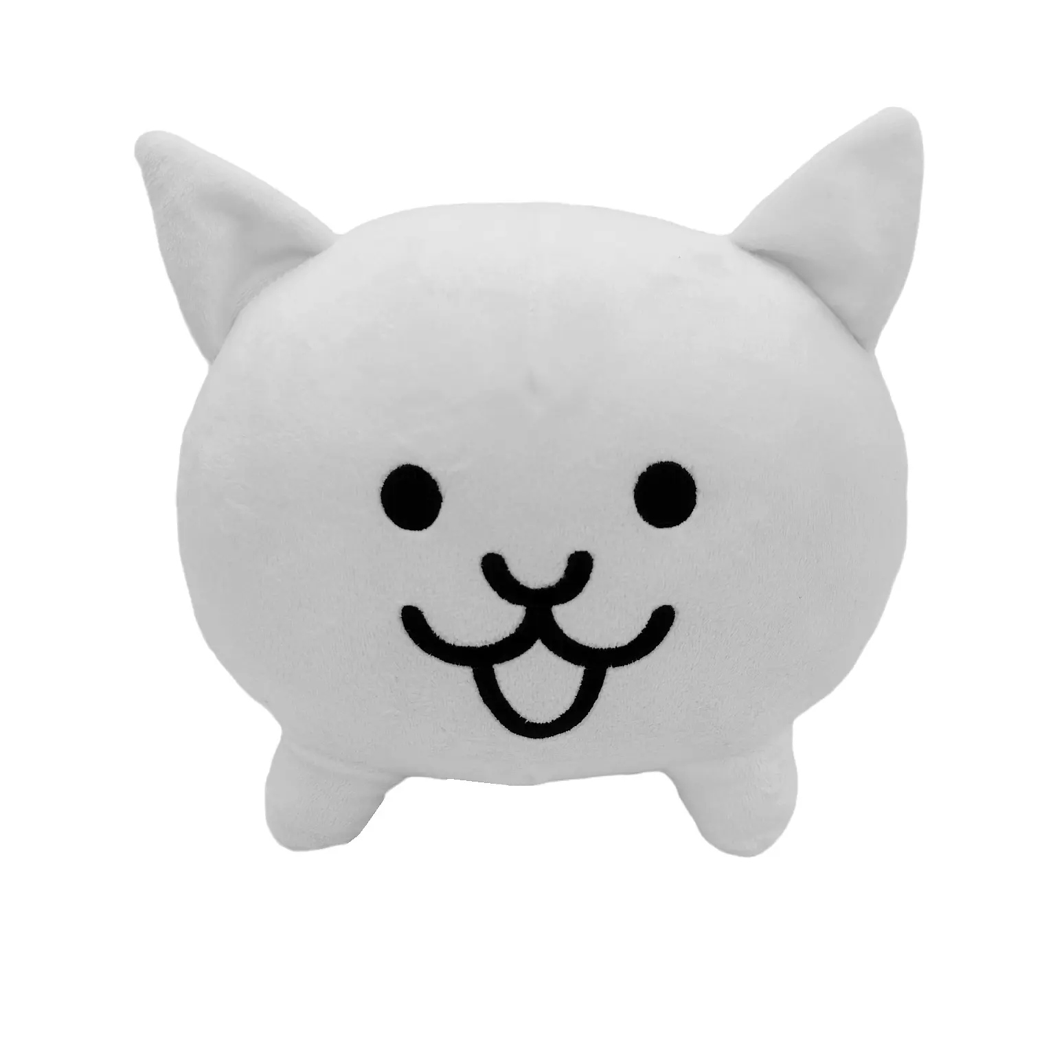 Großhandel niedliche Anime-Cartoon-Spielfigur Plüsch-Spielzeug weiß Neko Katze Plüschpuppe Die Kampfkätzchen