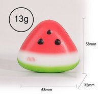 Großhandel Bestseller Wassermelonen-PU Langsam Zurückfedernde Quetschspielzeuge Günstige Fabrik-Squishy-Spielzeuge Meistverkaufte Stressabbau-Softies für Partys