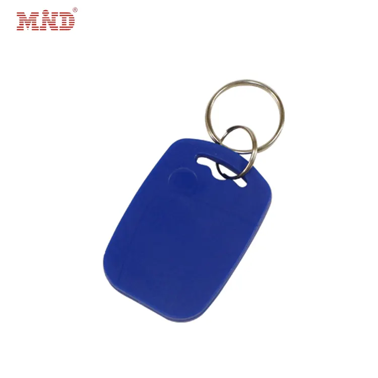 Customize OEM Color Print Logo Square Key Fob Blank Clear Acrylic Photo Keychain Contactless RFID Tag Key Fob