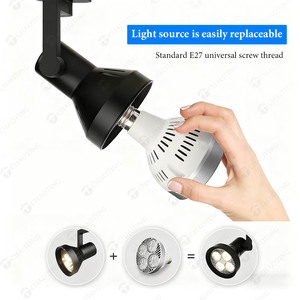 หลอดไฟสปอตไลท์ราง LED Par30ประสิทธิภาพสูง <span class=keywords><strong>E27</strong></span> 20W-43W 185-265V สำหรับดาวน์ไลท์แบบฝัง - Product Image 4