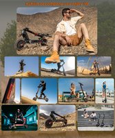 Nuevo Producto Kukirin G2 Ultra Lanzado en Almacén Europeo, Scooter Eléctrico Todoterreno de Doble Tracción, Batería de 48v 18ah, Autonomía de 29nm