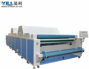 Máquina profissional de ajuste de preshrinking e aquecimento, vapor de tecido para fábrica de vestuário