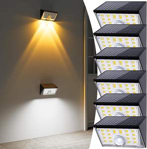 Le capteur de mouvement solaire étanche IP65 22LED allume l'éclairage d'inondation de sécurité de mur lumineux pour la clôture de porte d'entrée de cour de jardin extérieure - Product Image 6