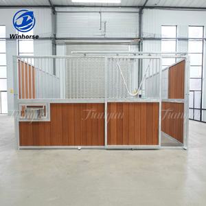 Box de chevaux préfabriqué de 14 pieds de haut, de qualité supérieure, galvanisé à chaud, abri pour chevaux, équipement de grange extérieure pour fermes équestres - Product Image 3