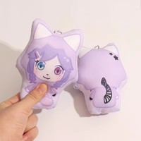 Porte-clés en peluche blanc Vigreat, motif œil en spirale, breloque animale en peluche douce, chaîne à perles métalliques, accessoire pour sac à dos