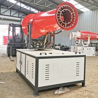 40m Grande surface de pulvérisation Distance Cannon brumisation Industrial Mining Dust Suppression Water Mist Fog Cannon