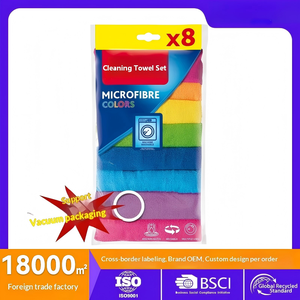 قطع قماش تنظيف من الألياف الدقيقة بأسعار مخفضة من المصنع، مستلزمات تنظيف ماصة، مناديل تنظيف للمنزل والمطبخ والسيارة - Product Image 2