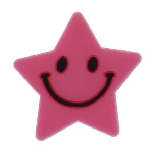 Accessoires de chaussures en PVC en forme d'étoile à cinq branches de dessin animé en gros, décoration amusante, <span class=keywords><strong>porte</strong></span>-<span class=keywords><strong>badge</strong></span> en caoutchouc souple - Product Image 5