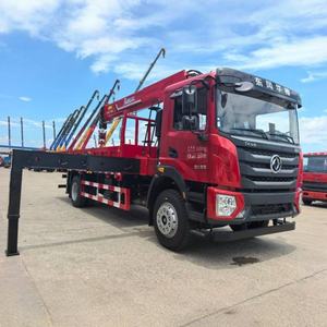 Truk Derek Dongfeng Huashen 10-ton 5-segmen Boom untuk Pengangkatan dan Transportasi Kargo Curah Jarak Pendek - Product Image 3