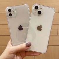 1.5MM trou de précision sacs gonflables coin pour Protection coque de téléphone transparente coque arrière en TPU transparent pour iPhone 15 Pro Max