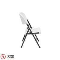 Ensemble table et 4 chaises pliantes carrées pour banquet d'extérieur table et 4 chaises pliantes en plastique HDPE