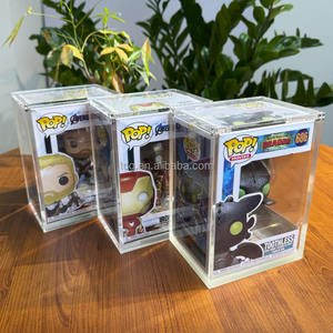 TCG-Protector acrílico transparente personalizado, fabricante Funko Pop, funda rígida apilable de 4 pulgadas, funda magnética Pokemon Funko Pop Thor Marvel - Product Image 3