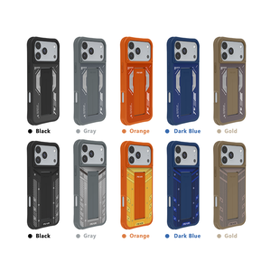 Từ trường hợp điện thoại di động với Silicone Finger Ring strap, cứng nhắc PC backplate và TPU reenfoced Bumper Chống thả điện thoại Bìa - Product Image 6