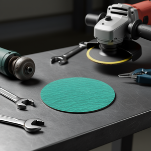 Ttake Zirconium Abrasive <b>Disc</b> 60 Grit With Ab7070 Female Quick Coupling Fibre And Velcro <b>Discs</b> - Product Image 3