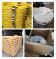 Tuyau d'incendie flexible résistant à haute pression rouge bleu jaune 100m 50m 30m