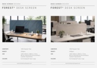 Écran de bureau acoustique moderne en PET de qualité supérieure pour l'intimité et le contrôle sonore des bureaux et des entrepôts