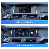 Autoradio Android sans fil Navifly MNX 10,25 pouces, système de navigation GPS, système audio de voiture pour BMW Série 5 F10 avec Android AUTO